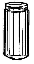 Thomas & Betts - 8-1/4" Wide, Clear Lens, Polycarbonate Fixture Globe - Clear (Color) - Industrial Tool & Supply