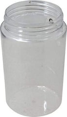 Thomas & Betts - 3.7" Wide x 5.88" High, Clear Lens, Corrosion, Dirt, Dust & Moisture Resistant, Plastic Fixture Globe - Clear (Color), cULus File E183934 - Industrial Tool & Supply