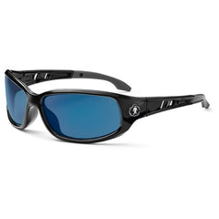Valkyrie Blue Mirror Lens Black Safety Glasses - Industrial Tool & Supply