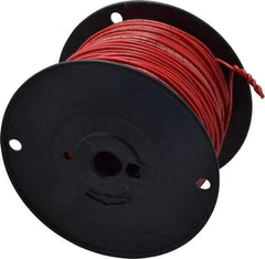 Southwire - 18 AWG, 16 Strand, Red Machine Tool Wire - PVC, Acid, Moisture and Oil Resistant, 500 Ft. Long - Industrial Tool & Supply