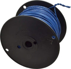 Southwire - 18 AWG, 16 Strand, Blue Machine Tool Wire - PVC, Acid, Moisture and Oil Resistant, 500 Ft. Long - Industrial Tool & Supply