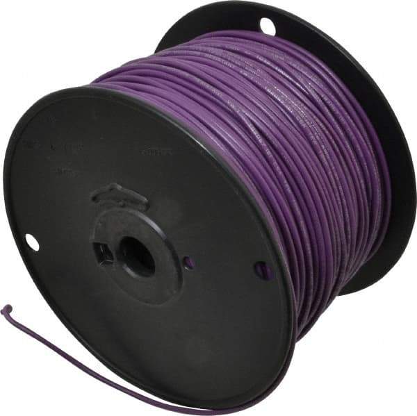 Southwire - 16 AWG, 26 Strand, Purple Machine Tool Wire - PVC, Acid, Moisture and Oil Resistant, 500 Ft. Long - Industrial Tool & Supply