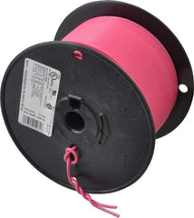 Southwire - 16 AWG, 26 Strand, Pink Machine Tool Wire - PVC, Acid, Moisture and Oil Resistant, 500 Ft. Long - Industrial Tool & Supply