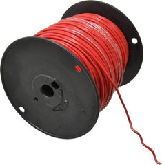 Southwire - 14 AWG, 41 Strand, Red Machine Tool Wire - PVC, Acid, Moisture and Oil Resistant, 500 Ft. Long - Industrial Tool & Supply