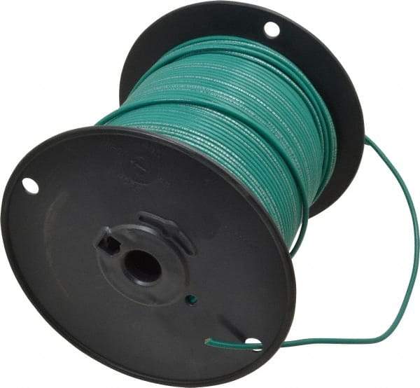 Southwire - 14 AWG, 41 Strand, Green Machine Tool Wire - PVC, Acid, Moisture and Oil Resistant, 500 Ft. Long - Industrial Tool & Supply