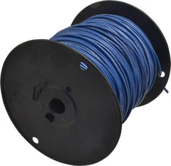 Southwire - 14 AWG, 41 Strand, Blue Machine Tool Wire - PVC, Acid, Moisture and Oil Resistant, 500 Ft. Long - Industrial Tool & Supply