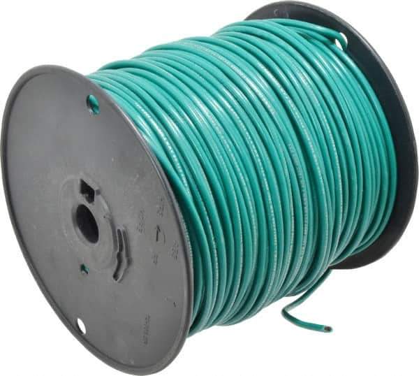 Southwire - 12 AWG, 65 Strand, Green Machine Tool Wire - PVC, Acid, Moisture and Oil Resistant, 500 Ft. Long - Industrial Tool & Supply