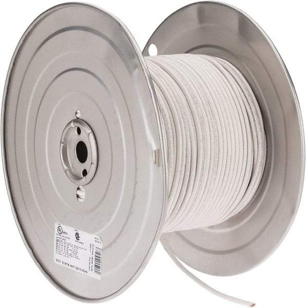 Southwire - 10 AWG, 105 Strand, White Machine Tool Wire - PVC, Acid, Moisture and Oil Resistant, 500 Ft. Long - Industrial Tool & Supply