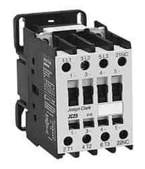 Springer - 3 Pole, 208 Coil VAC, Nonreversible Open Enclosure IEC Contactor - 1 Phase hp: 5 at 115 V, 7.5 at 230 V, 3 Phase hp: 15 at 200 V, 15 at 230 V, 40 at 460 V, 40 at 575 V, 50 Amp Inductive Load Rating, CSA, UL Listed - Industrial Tool & Supply