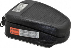 LINEMASTER - 1 Treadle, 20 Amp, 1 hp, Maintained (MA), SPDT, Electric Foot Switch - 1 NEMA Rated, IP20, Cast Iron, 4-1/2" Long x 3-1/2" Wide x 1-3/4" High - Industrial Tool & Supply