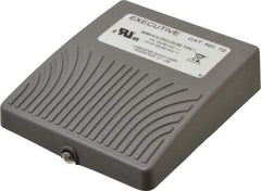 LINEMASTER - 1 Treadle, 10 Amp, 1/2 hp, Momentary (MO), SPDT, Electric Foot Switch - 1 NEMA Rated, IP20, Metal, 4-3/4" Long x 4.28" Wide x 1.62" High - Industrial Tool & Supply