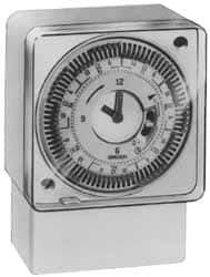 Intermatic - 7 Day Indoor Analog Electrical Timer - 24/120/240 VAC, 50/60 Hz, - Industrial Tool & Supply