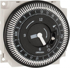 Intermatic - 24 hr Indoor Analog Electromechanical Timer - 15 On/Off per min, 120 VAC, 50/60 Hz, - Industrial Tool & Supply