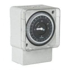 Intermatic - 24 hr Indoor Analog Electrical Timer - 24/120/240 VAC, 50/60 Hz, - Industrial Tool & Supply