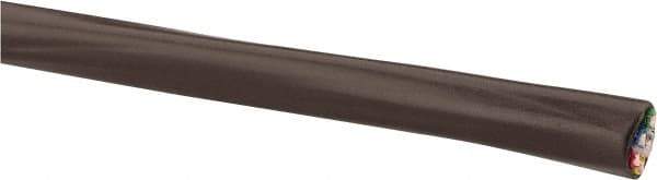 Southwire - 18 AWG, 5 Conductor, Brown Thermostat Cable - 250 Ft., 0.17 Inch Diameter, PVC Jacket, Sunlight Resistant - Industrial Tool & Supply