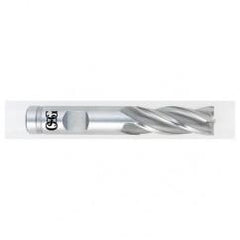 1-1/4 Dia. x 4-1/2 Overall Length 6-Flute Square End HSS-CO SE End Mill-Round Shank-Non-Center Cutting-Uncoated - Industrial Tool & Supply
