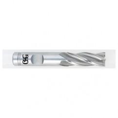 1 Dia. x 4 Overall Length 6-Flute Square End HSS-CO SE End Mill-Round Shank-Non-Center Cutting-Uncoated - Industrial Tool & Supply