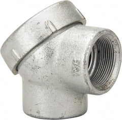 Thomas & Betts - 1-1/2" Trade, Iron Threaded Angled Rigid/Intermediate (IMC) Conduit Elbow - Noninsulated - Industrial Tool & Supply