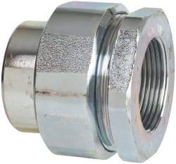 Thomas & Betts - 1-1/4" Trade, Steel Threaded Straight Rigid/Intermediate (IMC) Conduit Female Union - Noninsulated - Industrial Tool & Supply
