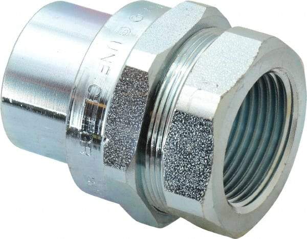 Thomas & Betts - 1" Trade, Steel Threaded Straight Rigid/Intermediate (IMC) Conduit Female Union - Noninsulated - Industrial Tool & Supply