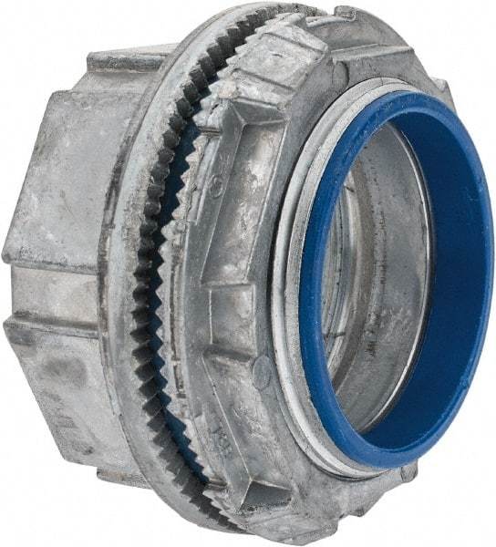 Hubbell Killark - Form Set Screw, T Body, 1-1/4" Trade, EMT Aluminum Conduit Body - Oval, 9-3/16" OAL, 32 cc Capacity - Industrial Tool & Supply