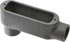 Hubbell Killark - Form 35, LB Body, 3/4" Trade, IMC, Rigid Malleable Iron Conduit Body - Oval, 5-3/4" OAL, 7 cc Capacity, Hazardous & Wet Locations - Industrial Tool & Supply