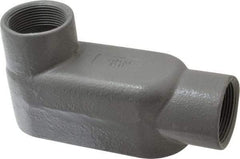 Hubbell Killark - Form 7, LB Body, 1-1/2" Trade, IMC, Rigid Iron Conduit Body - Oval, 7-1/4" OAL, 26 cc Capacity, Gray, Hazardous & Wet Locations - Industrial Tool & Supply