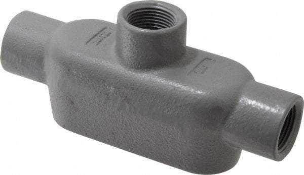 Hubbell Killark - Form 7, TB Body, 3/4" Trade, IMC, Rigid Iron Conduit Body - Oval, 6-5/16" OAL, 9-1/2 cc Capacity, Gray, Hazardous & Wet Locations - Industrial Tool & Supply