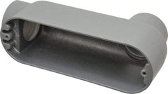 Hubbell Killark - Form 85, LB Body, 2" Trade, IMC, Rigid Aluminum Conduit Body - Oval, 10 & 18-1/8" OAL, 70 cc Capacity, Hazardous & Wet Locations - Industrial Tool & Supply