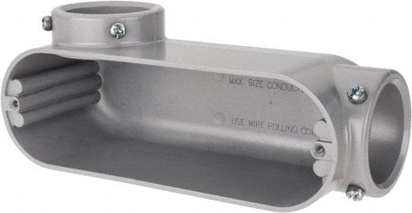 Hubbell Killark - LL Body, 2" Trade, EMT Aluminum Conduit Body - Oval, 9-7/32" OAL, Dry Locations - Industrial Tool & Supply