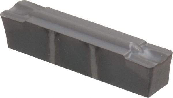 Kennametal - 0505M0G GMP Grade KC5025, 5.05mm Cutting Width Carbide Grooving Insert - 4.2mm Max Depth of Cut, Neutral, 0.8mm Corner Radius, TiAlN Finish - Industrial Tool & Supply