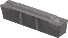Kennametal - 0505M0G GMP Grade KC5025, 5.05mm Cutting Width Carbide Grooving Insert - 4.2mm Max Depth of Cut, Neutral, 0.8mm Corner Radius, TiAlN Finish - Industrial Tool & Supply