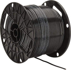 Southwire - THHN/THWN, 12 AWG, 20 Amp, 500' Long, Solid Core, 1 Strand Building Wire - Black, Thermoplastic Insulation - Industrial Tool & Supply