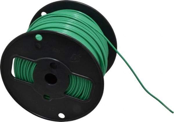 Southwire - THHN/THWN, 12 AWG, 20 Amp, 500' Long, Solid Core, 1 Strand Building Wire - Green, Thermoplastic Insulation - Industrial Tool & Supply