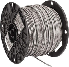 Southwire - THHN/THWN, 12 AWG, 20 Amp, 500' Long, Solid Core, 1 Strand Building Wire - Gray, Thermoplastic Insulation - Industrial Tool & Supply