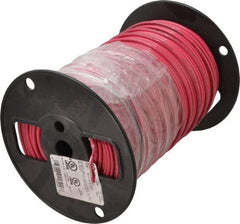 Southwire - THHN/THWN, 10 AWG, 30 Amp, 500' Long, Solid Core, 1 Strand Building Wire - Red, Thermoplastic Insulation - Industrial Tool & Supply