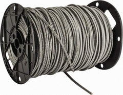 Southwire - THHN/THWN, 10 AWG, 30 Amp, 500' Long, Solid Core, 1 Strand Building Wire - Gray, Thermoplastic Insulation - Industrial Tool & Supply