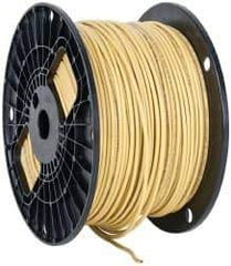 Southwire - THHN/THWN, 14 AWG, 15 Amp, 500' Long, Stranded Core, 19 Strand Building Wire - Yellow, Thermoplastic Insulation - Industrial Tool & Supply