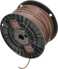 Southwire - THHN/THWN, 14 AWG, 15 Amp, 500' Long, Stranded Core, 19 Strand Building Wire - Brown, Thermoplastic Insulation - Industrial Tool & Supply