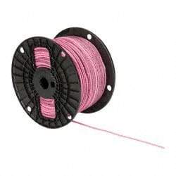 Southwire - THHN/THWN, 14 AWG, 15 Amp, 500' Long, Stranded Core, 19 Strand Building Wire - Pink, Thermoplastic Insulation - Industrial Tool & Supply