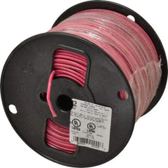 Southwire - THHN/THWN, 12 AWG, 20 Amp, 500' Long, Stranded Core, 19 Strand Building Wire - Red, Thermoplastic Insulation - Industrial Tool & Supply