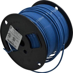 Southwire - THHN/THWN, 12 AWG, 20 Amp, 500' Long, Stranded Core, 19 Strand Building Wire - Blue, Thermoplastic Insulation - Industrial Tool & Supply