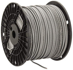 Southwire - THHN/THWN, 12 AWG, 20 Amp, 500' Long, Stranded Core, 19 Strand Building Wire - Gray, Thermoplastic Insulation - Industrial Tool & Supply