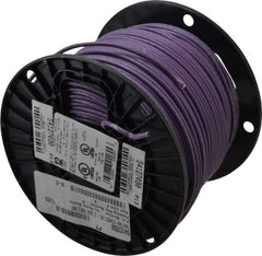 Southwire - THHN/THWN, 12 AWG, 20 Amp, 500' Long, Stranded Core, 19 Strand Building Wire - Purple, Thermoplastic Insulation - Industrial Tool & Supply