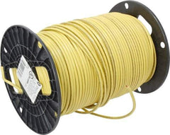 Southwire - THHN/THWN, 10 AWG, 30 Amp, 500' Long, Stranded Core, 19 Strand Building Wire - Yellow, Thermoplastic Insulation - Industrial Tool & Supply