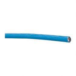 Southwire - THHN/THWN, 8 AWG, 40 Amp, 500' Long, Stranded Core, 19 Strand Building Wire - Blue, Thermoplastic Insulation - Industrial Tool & Supply