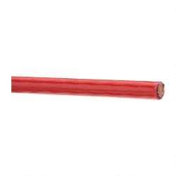 Southwire - THHN/THWN, 6 AWG, 55 Amp, 500' Long, Stranded Core, 19 Strand Building Wire - Red, Thermoplastic Insulation - Industrial Tool & Supply