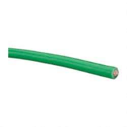 Southwire - THHN/THWN, 6 AWG, 55 Amp, 500' Long, Stranded Core, 19 Strand Building Wire - Green, Thermoplastic Insulation - Industrial Tool & Supply