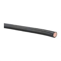 Southwire - THHN/THWN, 4 AWG, 70 Amp, 500' Long, Stranded Core, 19 Strand Building Wire - Black, Thermoplastic Insulation - Industrial Tool & Supply