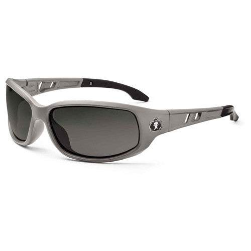 Valkyrie-AF Smoke Lens Matte Gray Safety Glasses-Anti-Fog - Industrial Tool & Supply